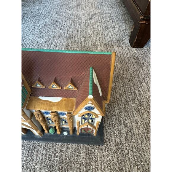 Dept  56 All Saints Corner Church.  *damaged - Picture 9 of 11